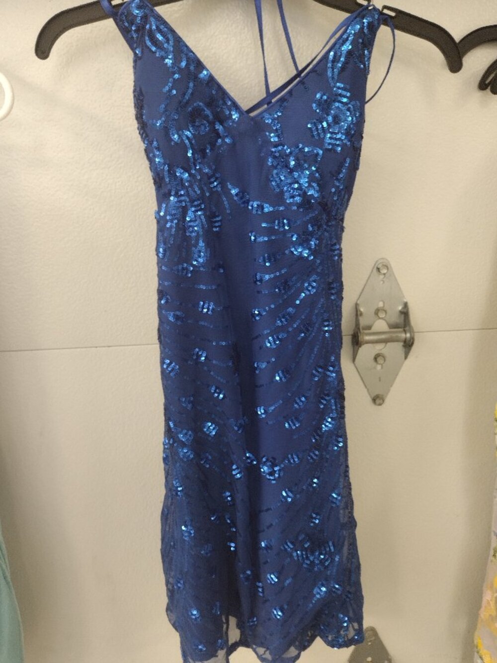 Lulus Royal Blue Sequined Dree